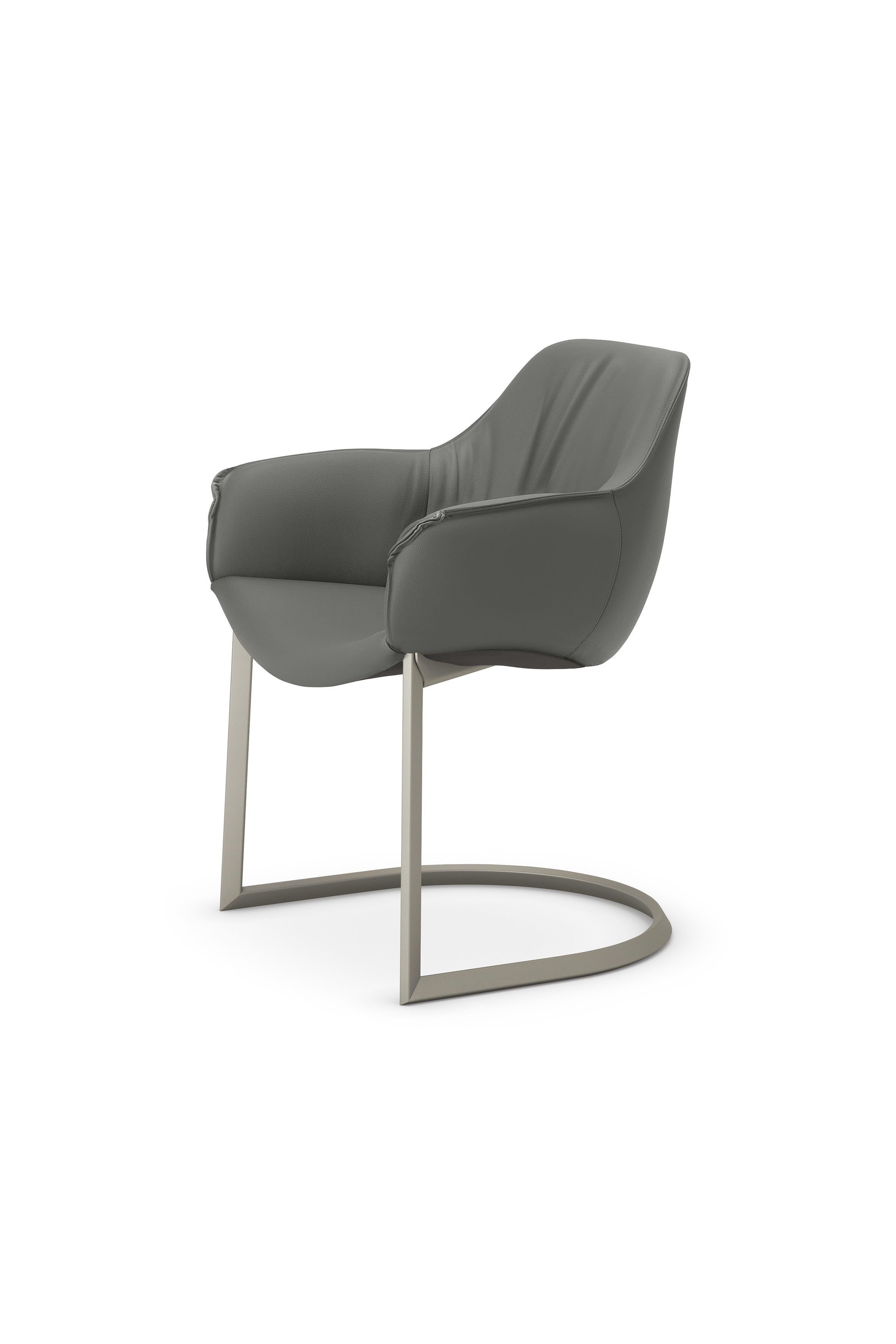 Cattelan Italia Scarlett Cantilever Chair With Steel Frame