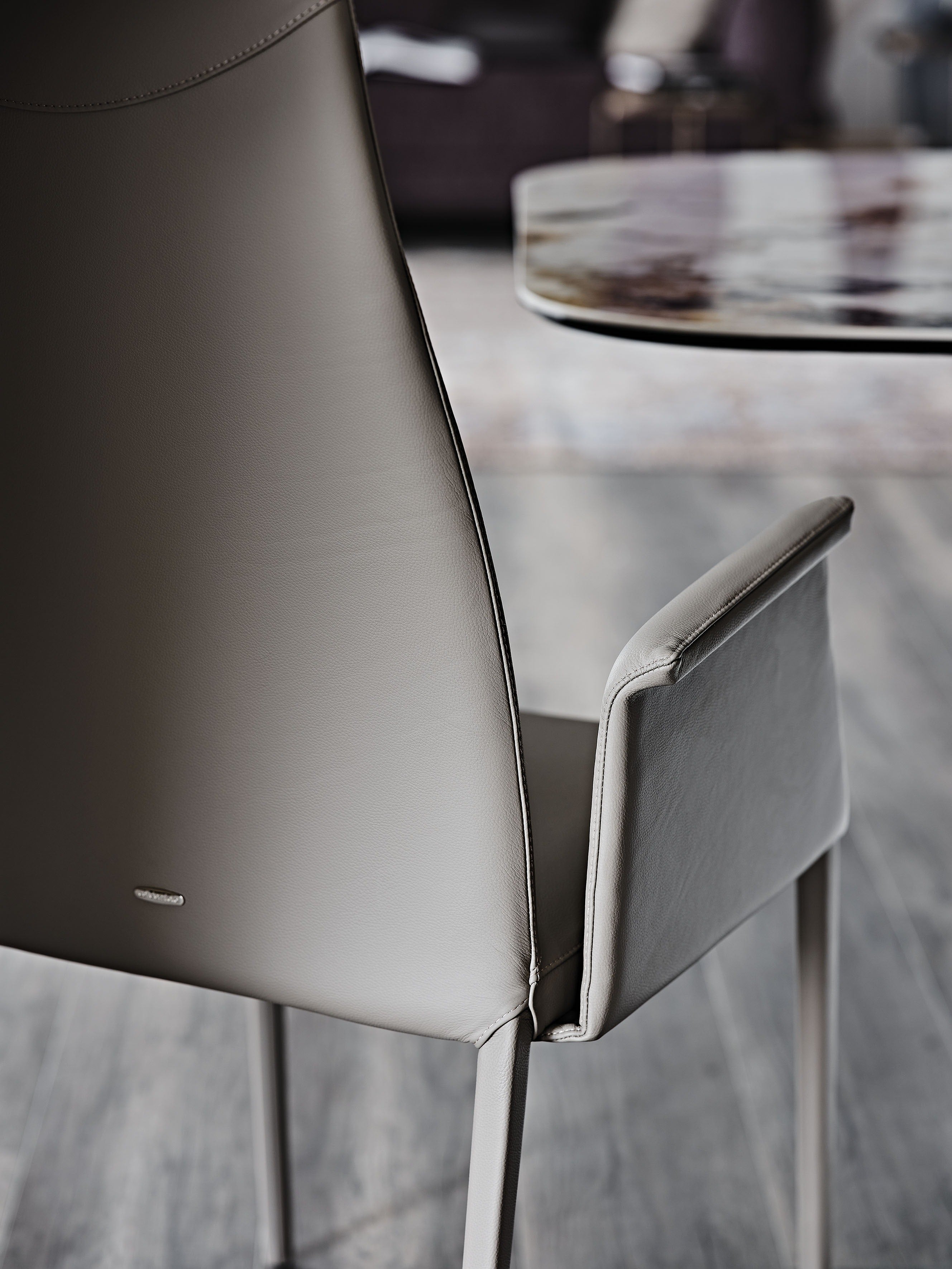Cattelan Italia Norma High Back with Armrest Dining Chair