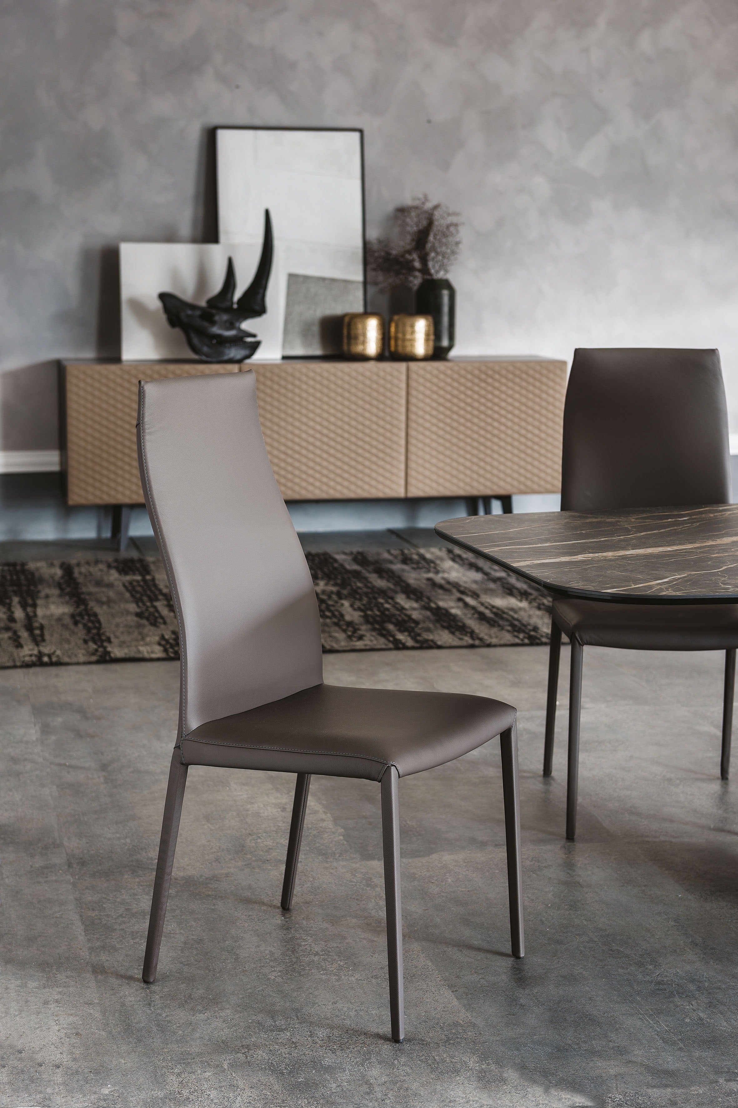Cattelan Italia Norma High Back Dining Chair