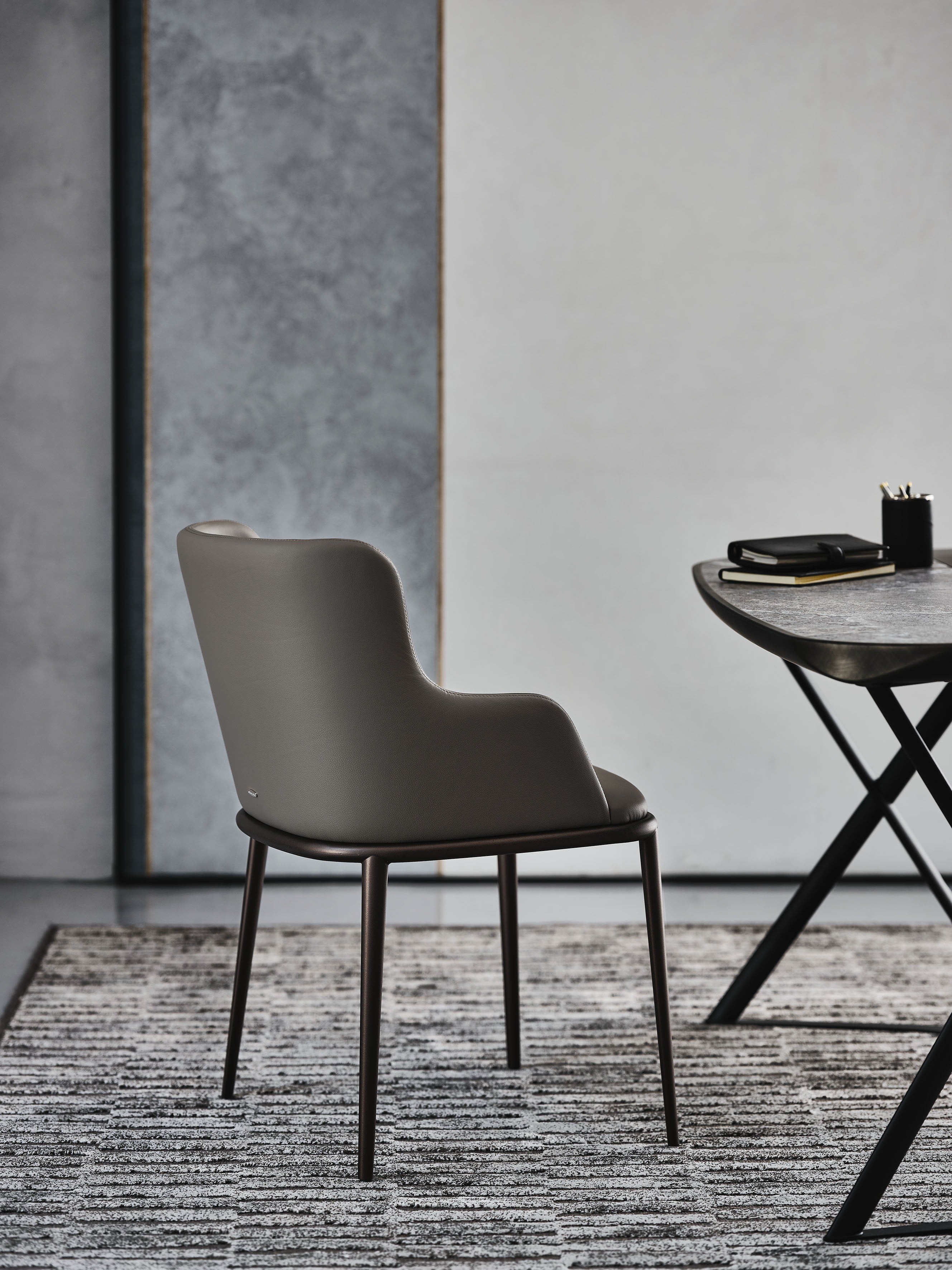 Cattelan Italia Magda Ml Dining Chair with Armrest