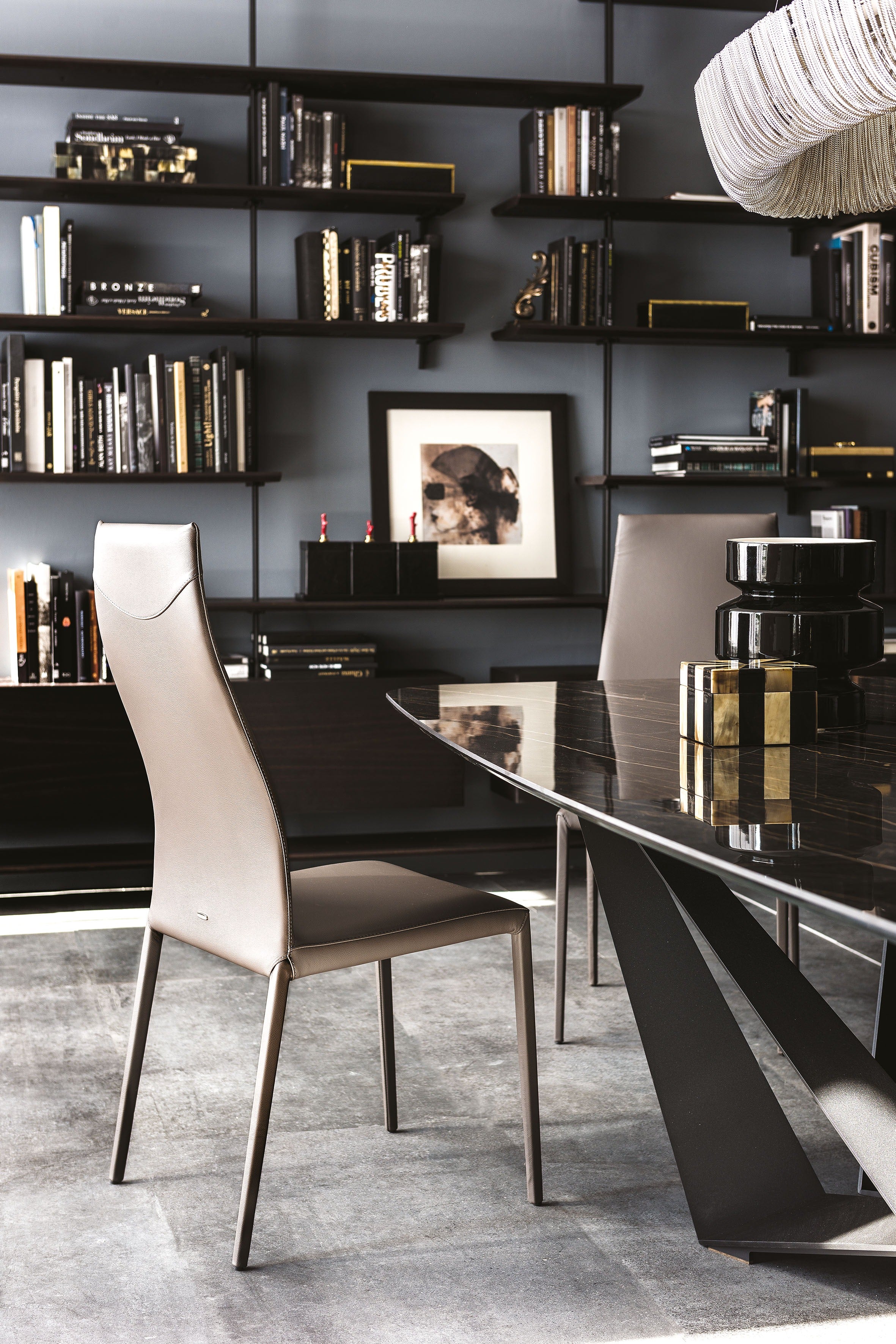 Cattelan Italia Norma High Back Dining Chair