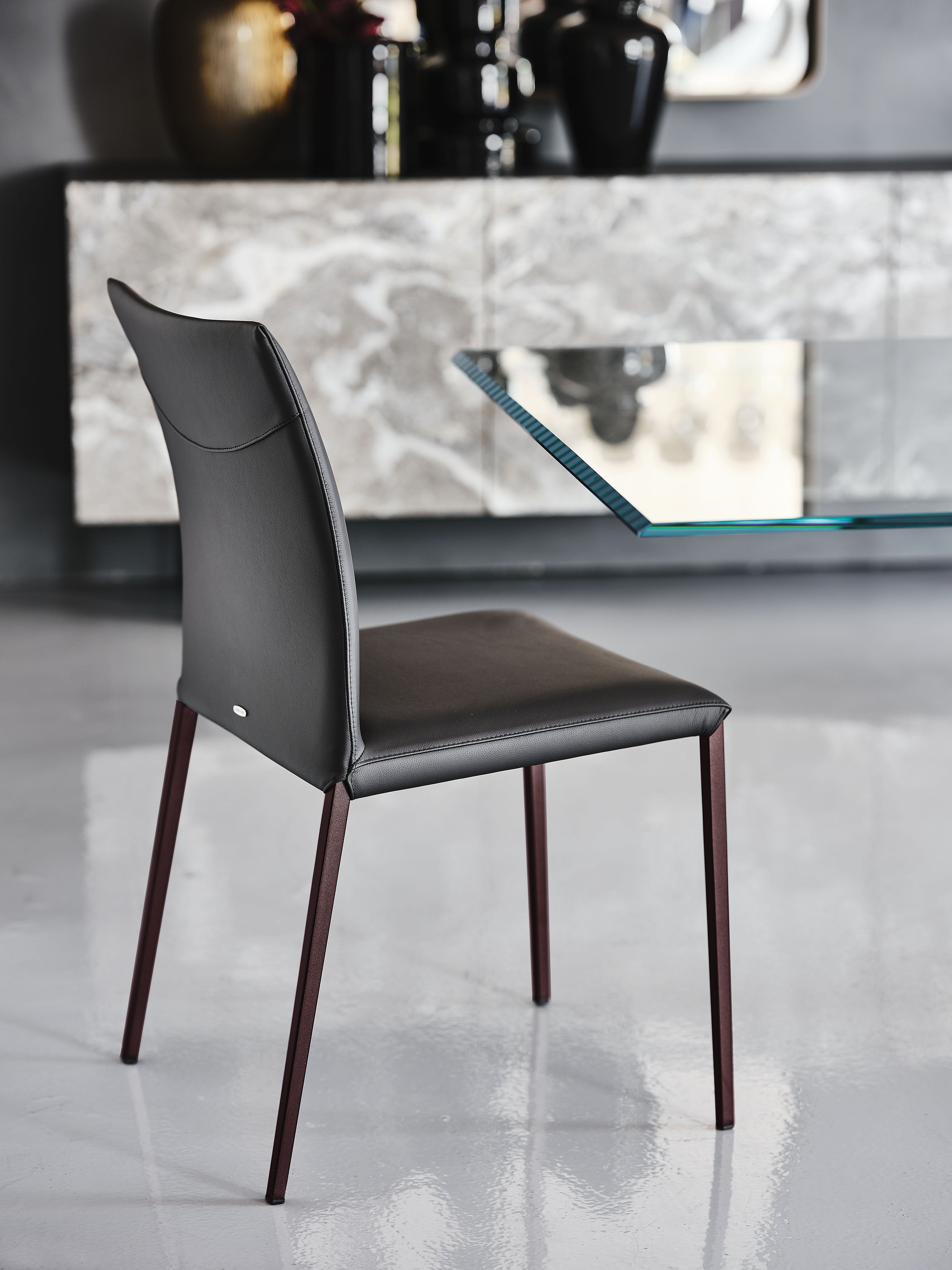 Cattelan Italia Norma ML Low Back Upholstered Chair