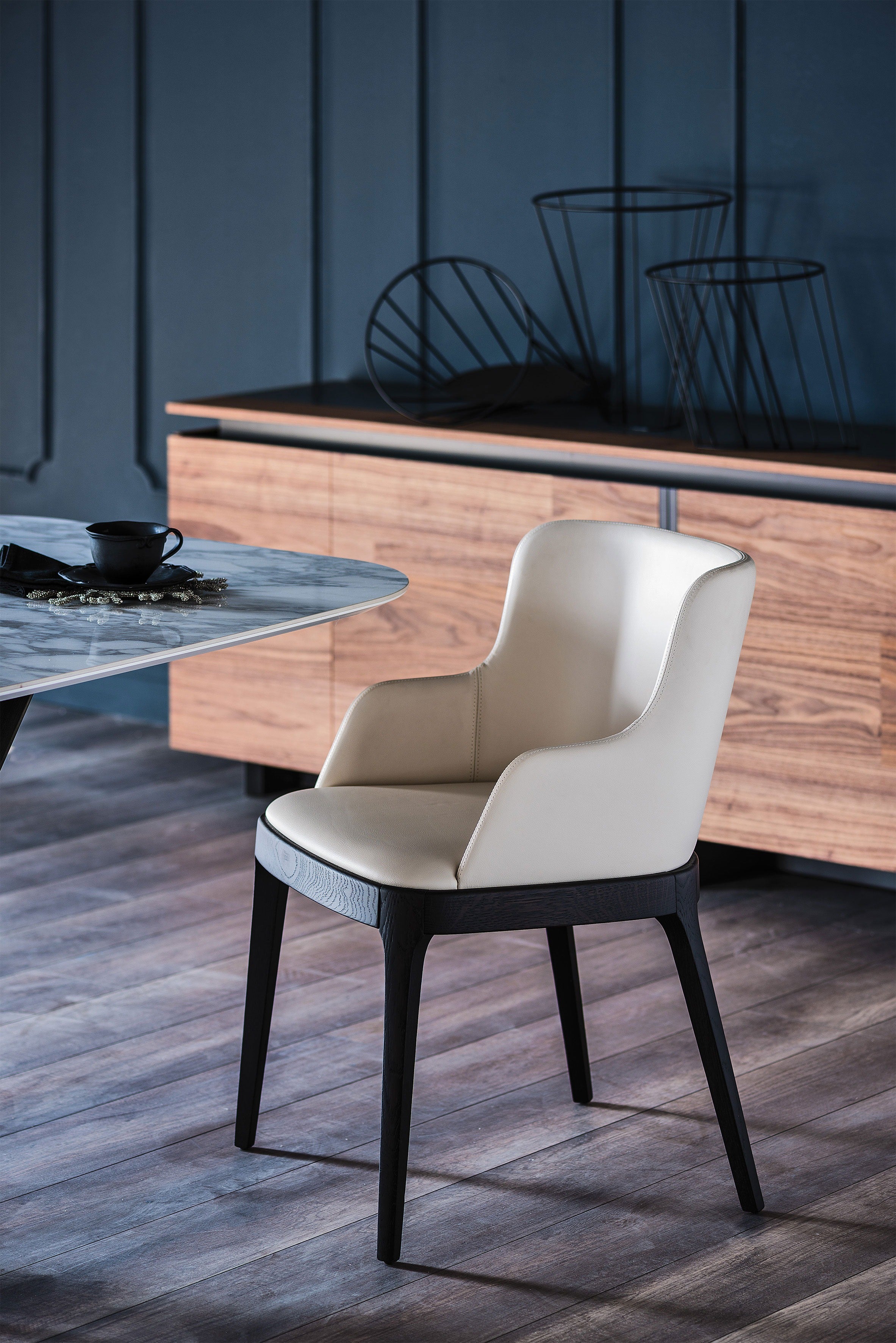Cattelan Italia Magda Dining Chair with Armrest