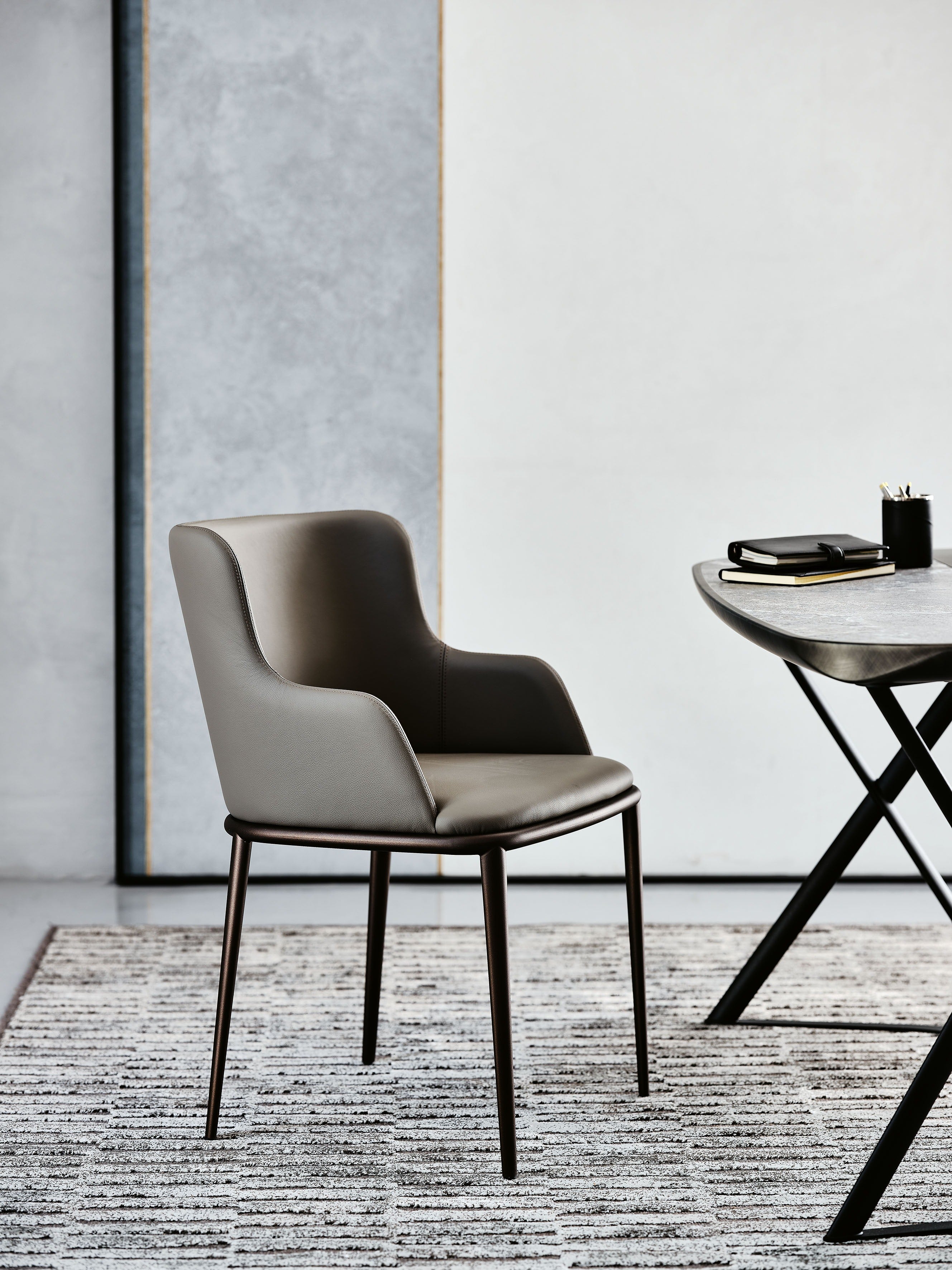 Cattelan Italia Magda Ml Dining Chair with Armrest