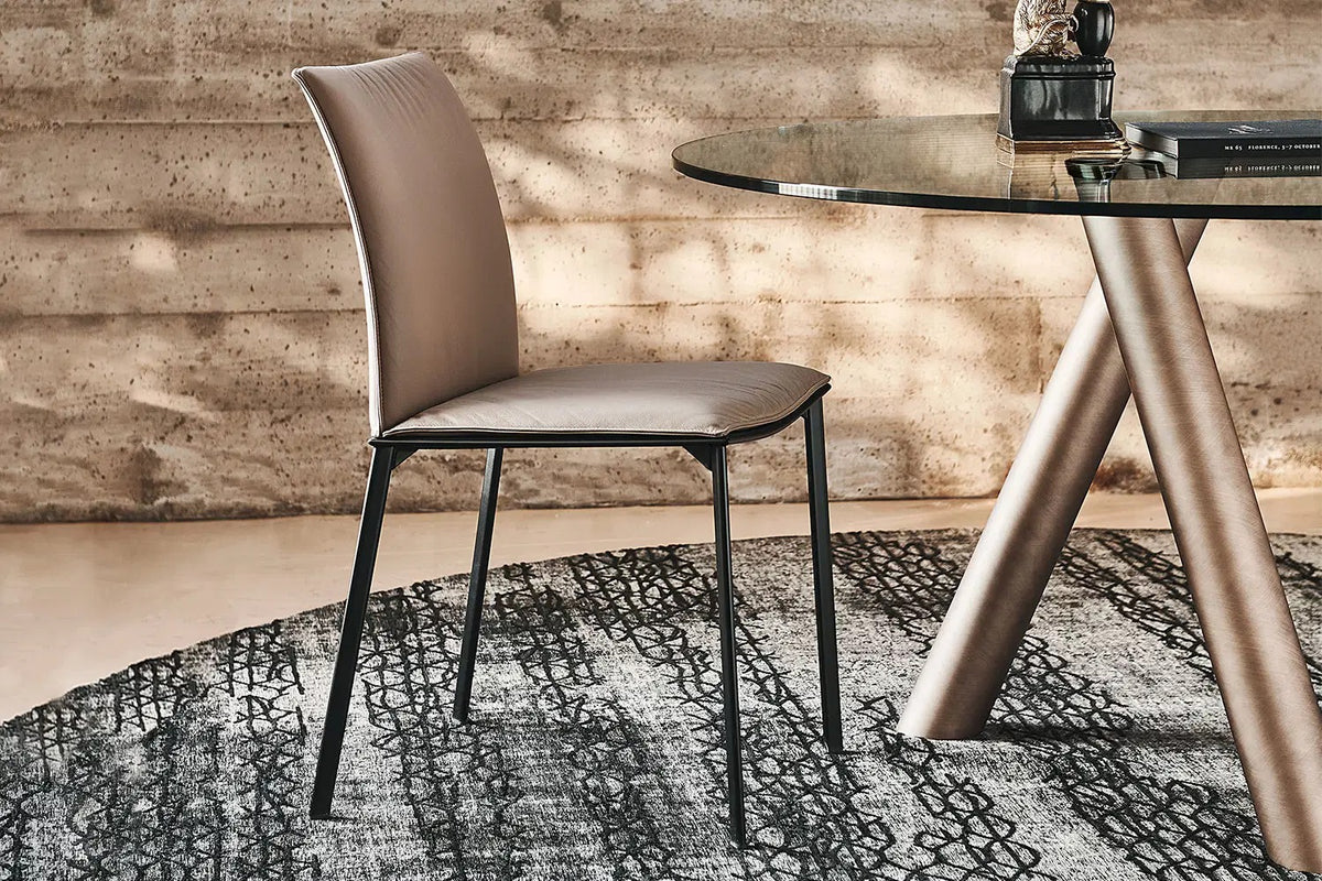 Cattelan Italia Rita Dining Chair – Fabric, Micro Nubuk & Synthetic Leather