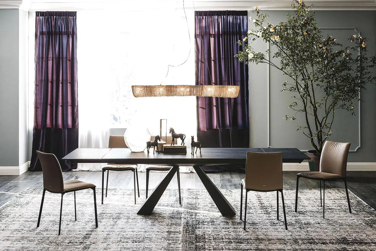 Cattelan Italia Rita Dining Chair – Fabric, Micro Nubuk & Synthetic Leather