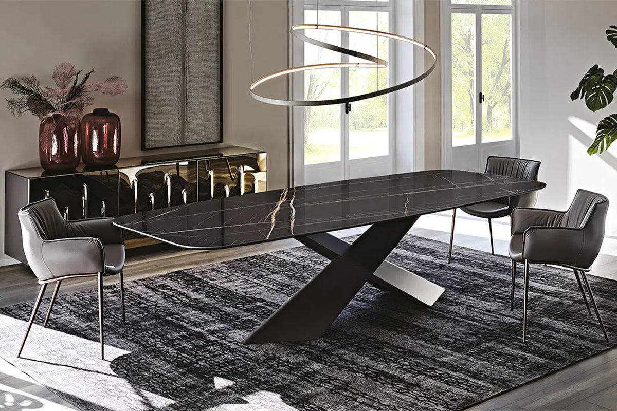 Cattelan Italia Rhonda Dining Armchair – Synthetic Leather & Micro Nubuk
