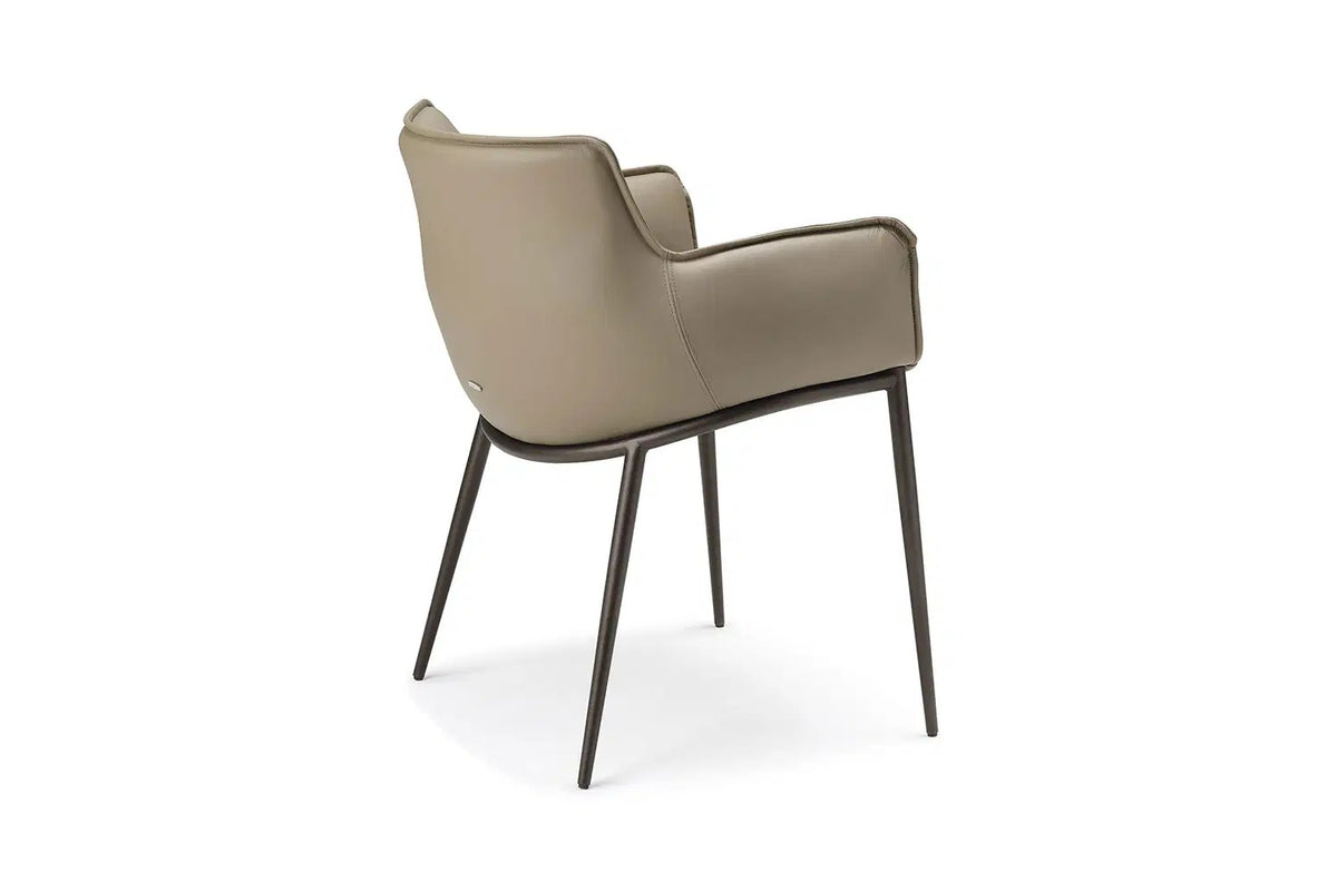 Cattelan Italia Rhonda Dining Armchair – Synthetic Leather & Micro Nubuk