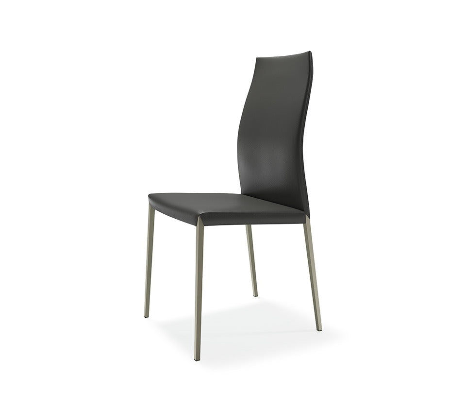 Cattelan Italia Norma Ml Couture HIgh Back with Armrest Chair