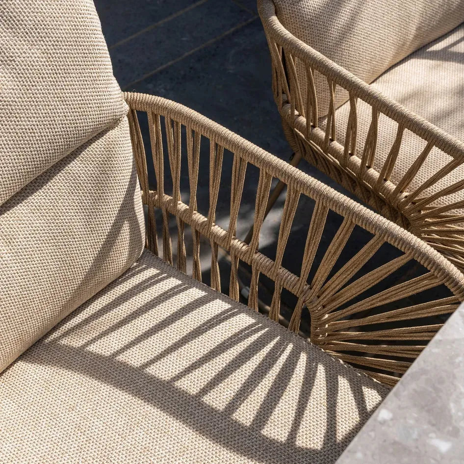 4 Season Outdoor Dining Set Prado Ellipse dining table And 6 Murcia Dining Chairs