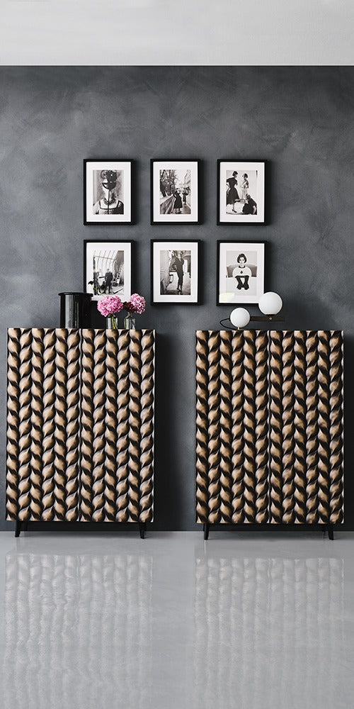 Cattelan Italia Spiga Sideboard Bronze Frame