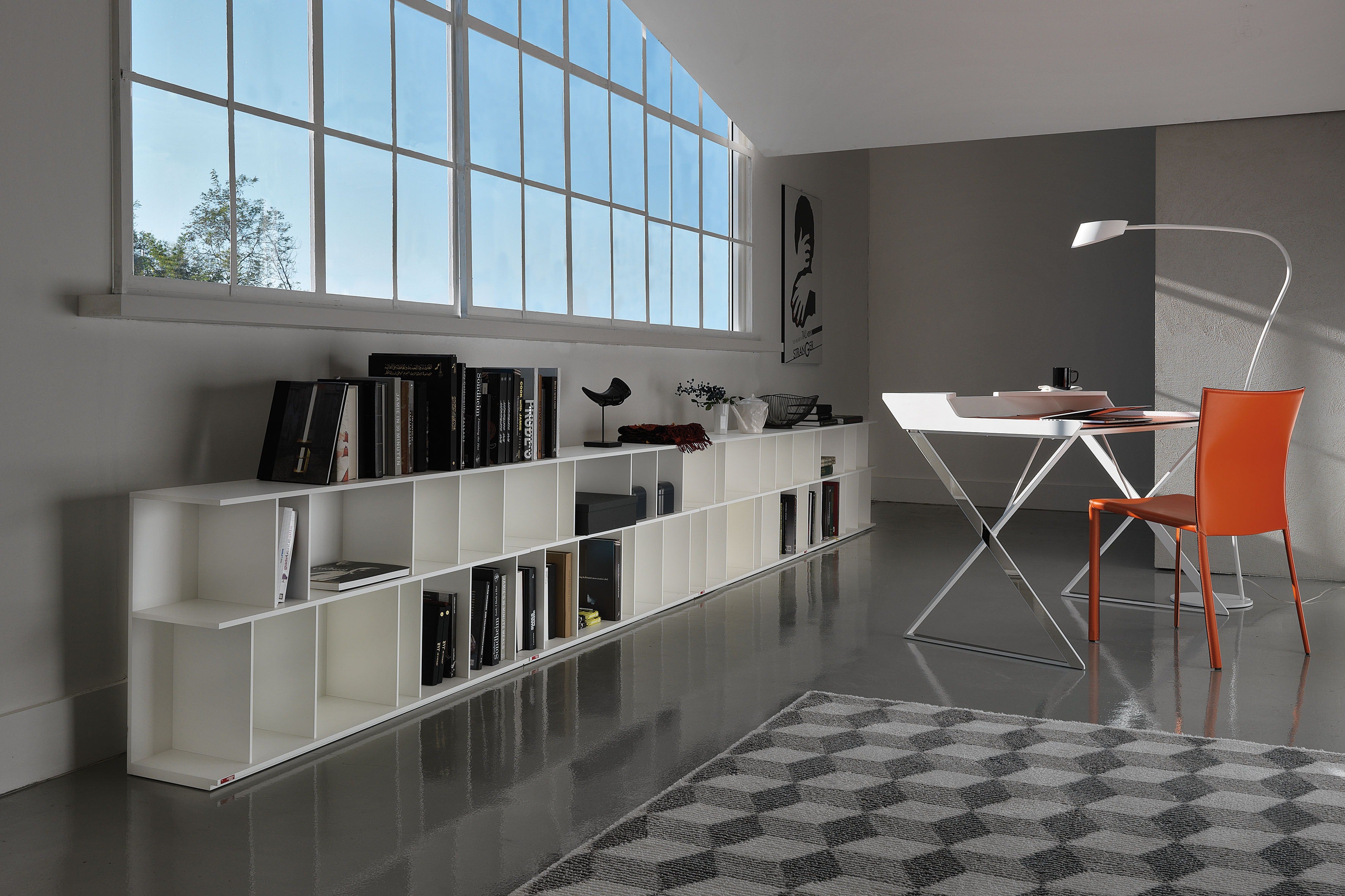 Cattelan Italia Wally Modular Bookcase – Fast Delivery