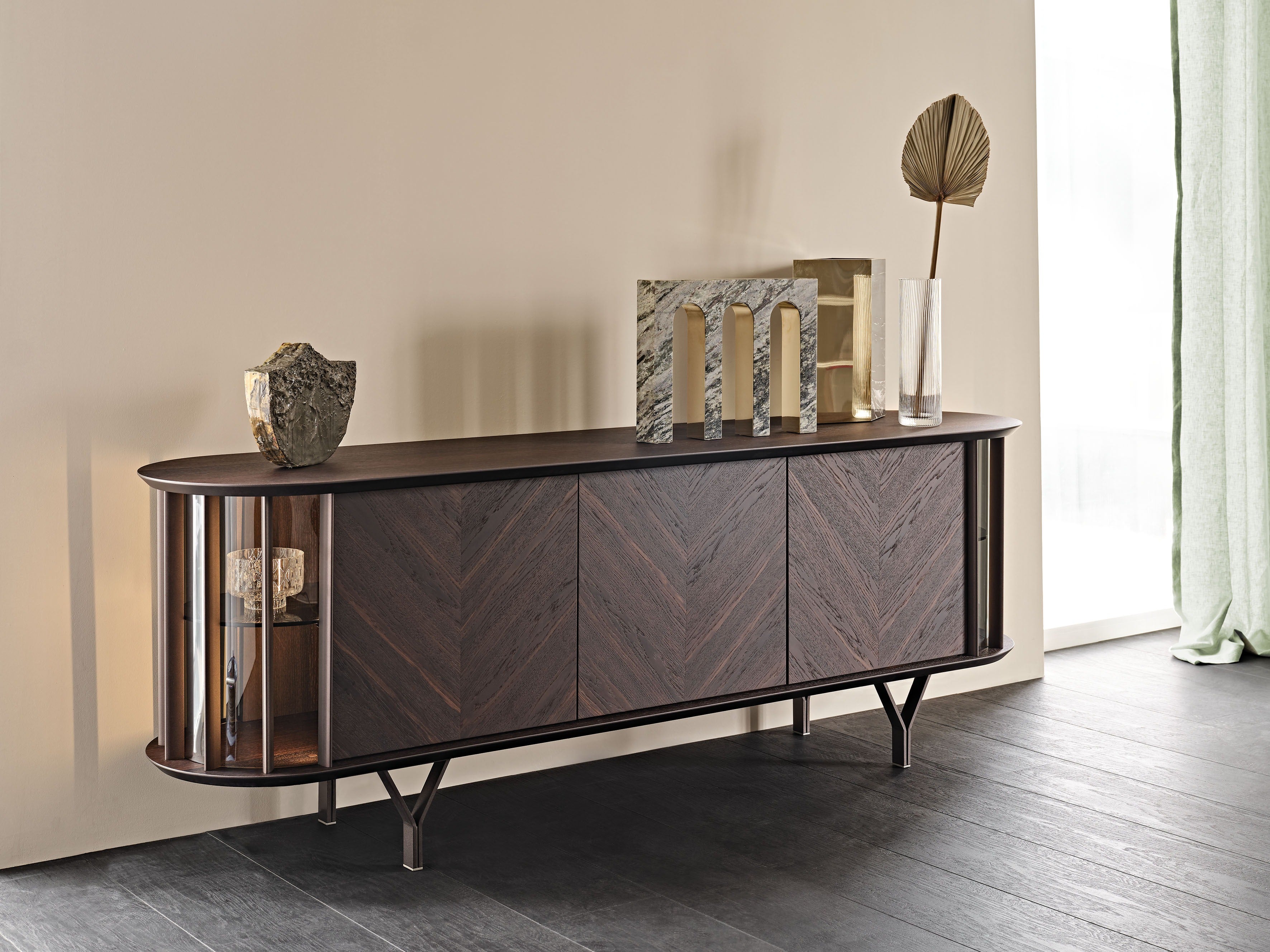 Cattelan Italia Costes Sideboard with wooden frame