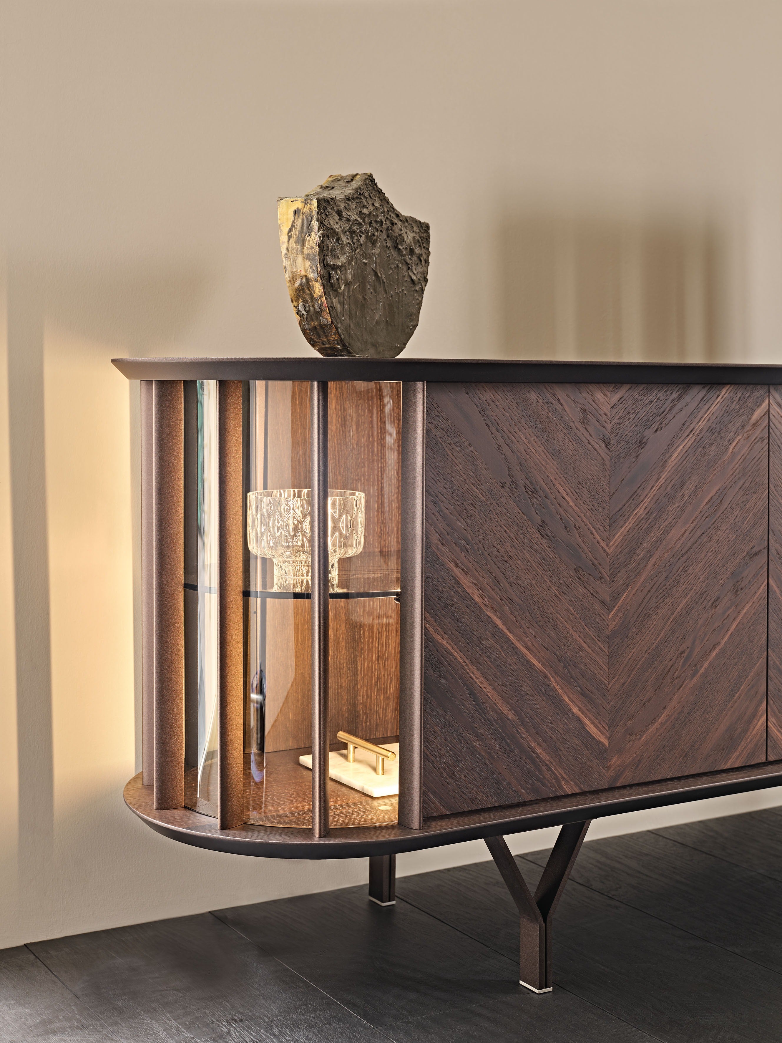 Cattelan Italia Costes Sideboard with wooden frame