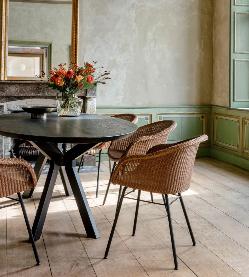 Vincent Sheppard Indoor Avril dining chair steel A base