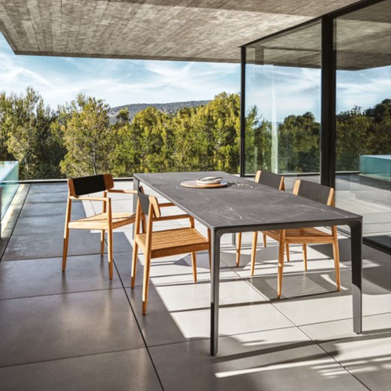 Gloster Carver Dining Table 100cm x 280cm