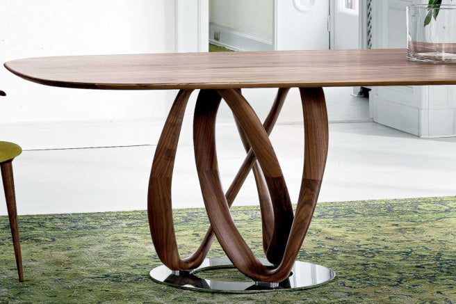 Porada Infinity Oval & Rectangular Wood Dining Table