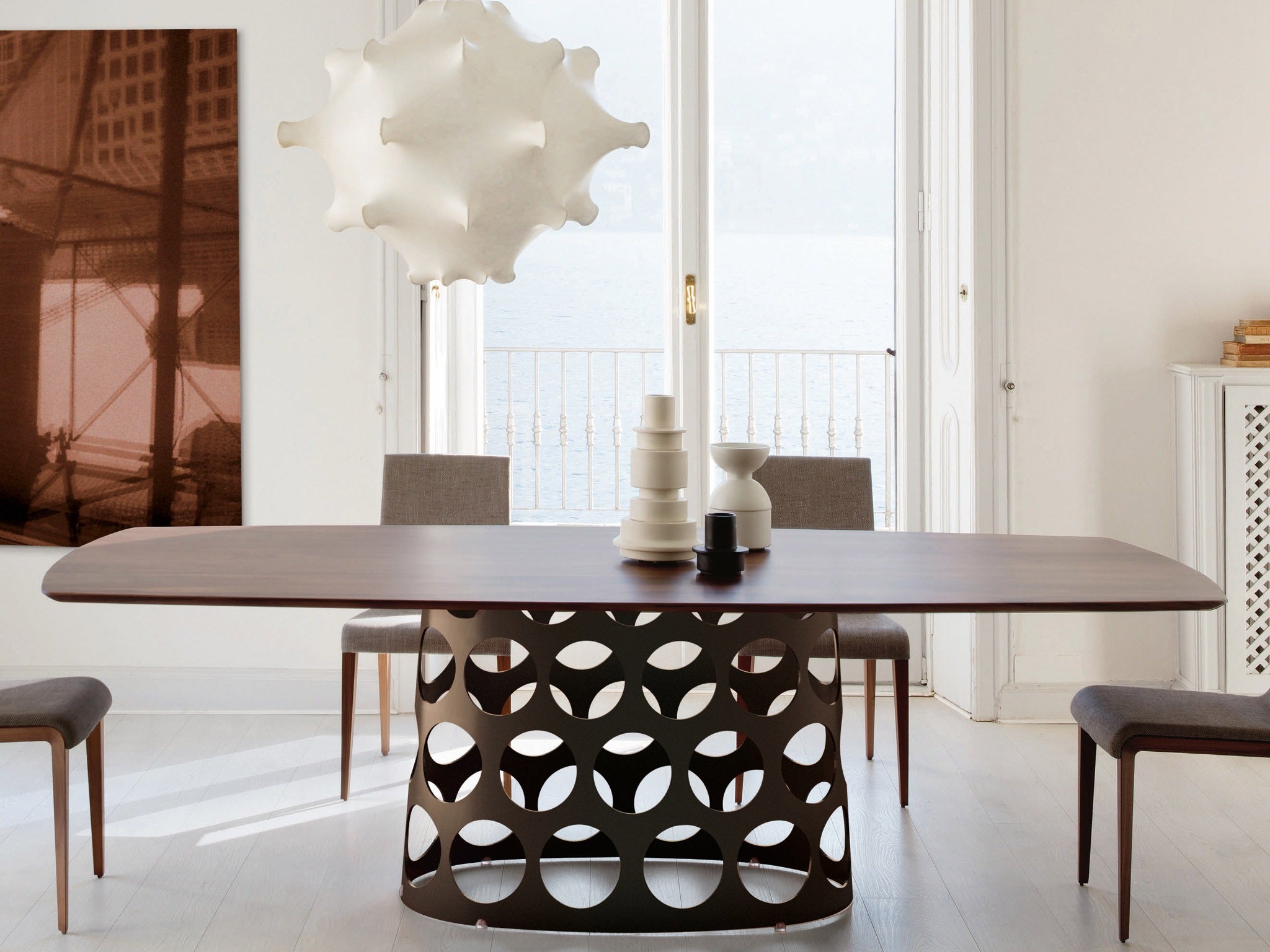 Porada Jean Barrel Shaped Dining Table