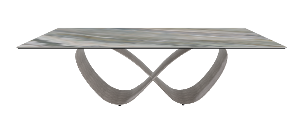 240x120x74h Rectangle Shaped_Kaindy_Brushed Grey