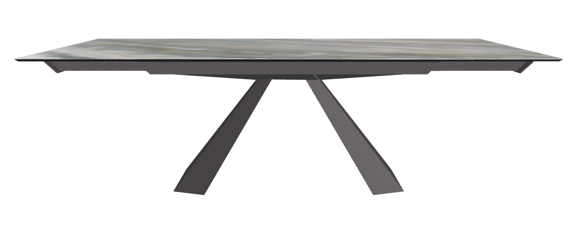 160/236x90x75h Rectangle Shaped_Kaindy_Graphite Embossed