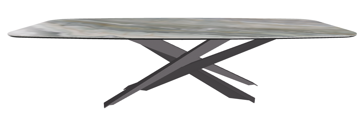 300x120x74.5h Barrel Shaped_Kaindy_Graphite Embossed