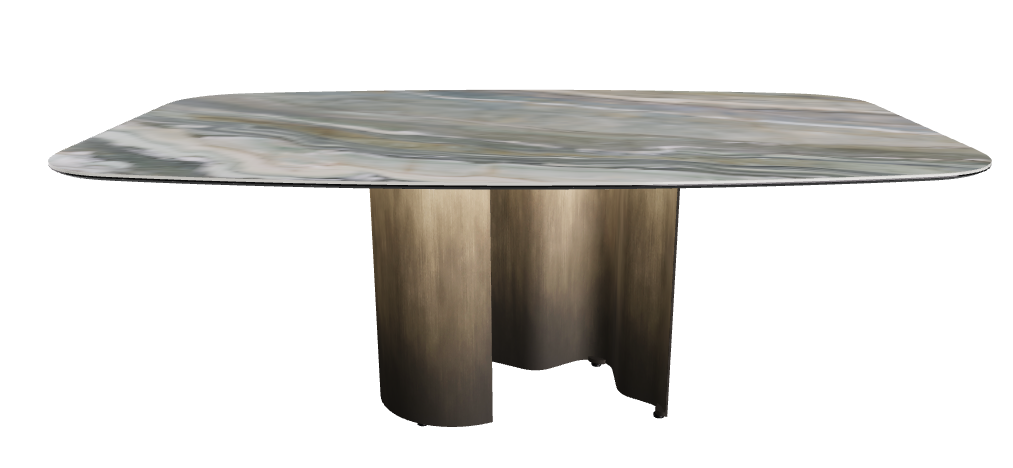 200x120x74h Barrel Shaped_Kaindy_Oxy Brass