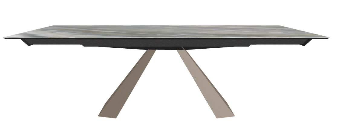 160/236x90x75h Rectangle Shaped_Kaindy_Titanium Embossed