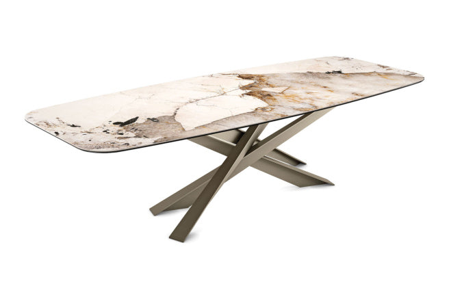 Cattelan Italia Lancer Keramik Barrel Shaped Dining Table