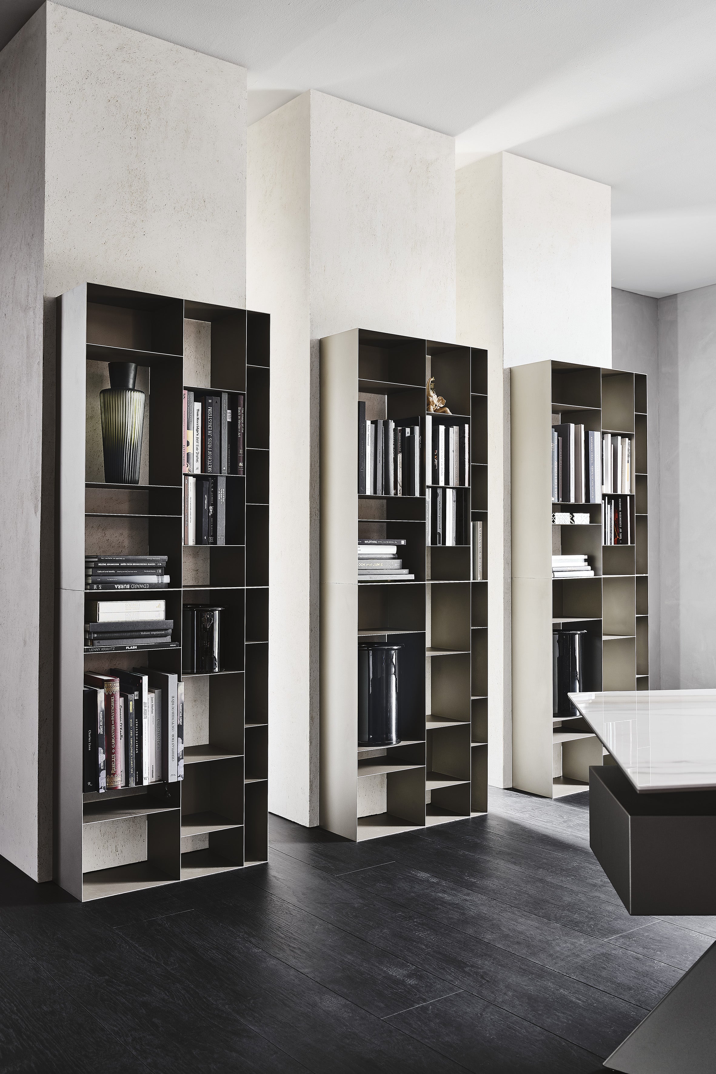 Cattelan Italia Latitude Stackable Steel Bookcase