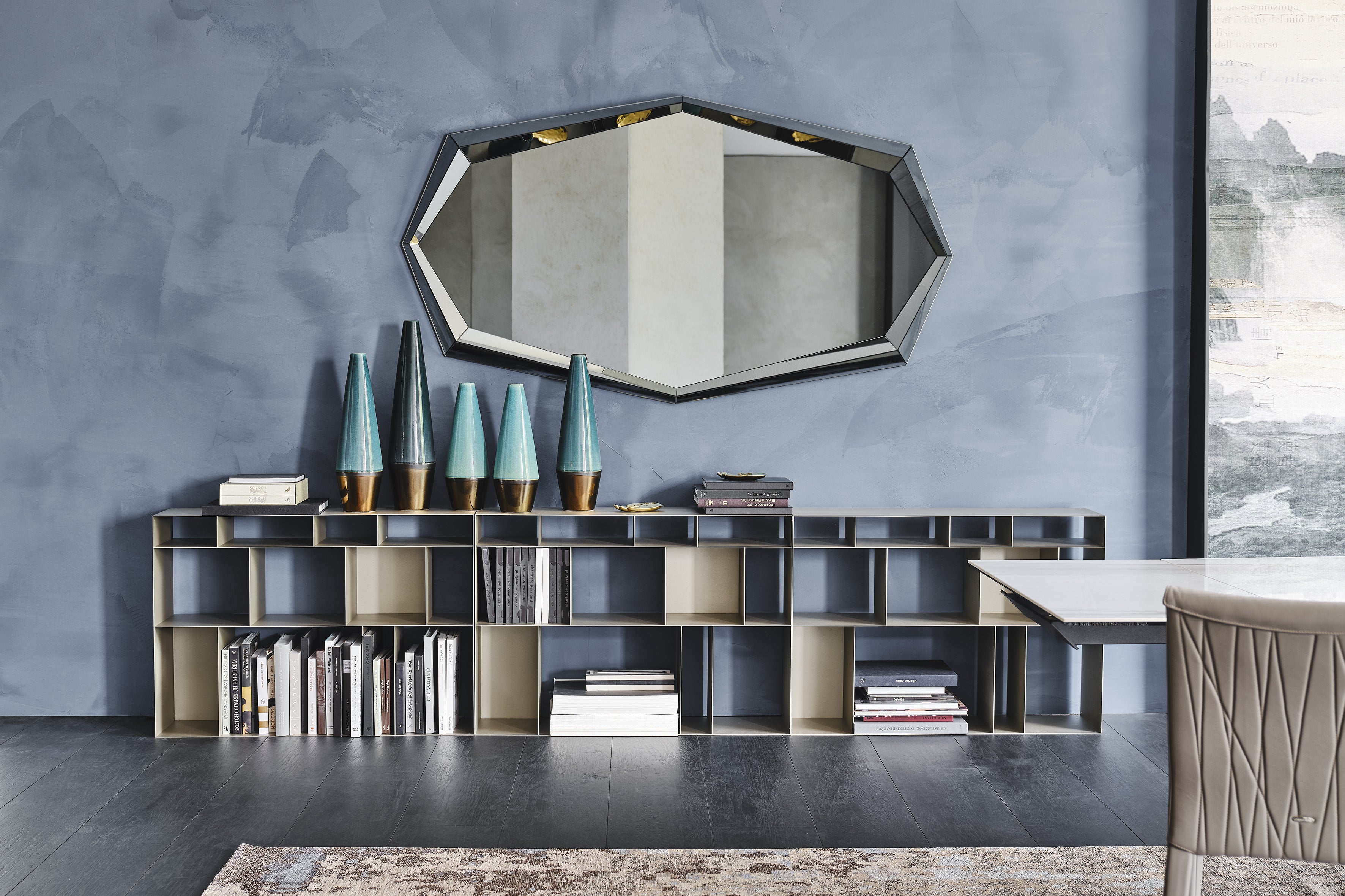 Cattelan Italia Latitude Stackable Steel Bookcase