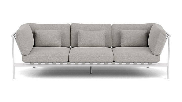 Barlow Tyrie Around Deep Seating Triple Lounge Sofa with Aluminium Arms