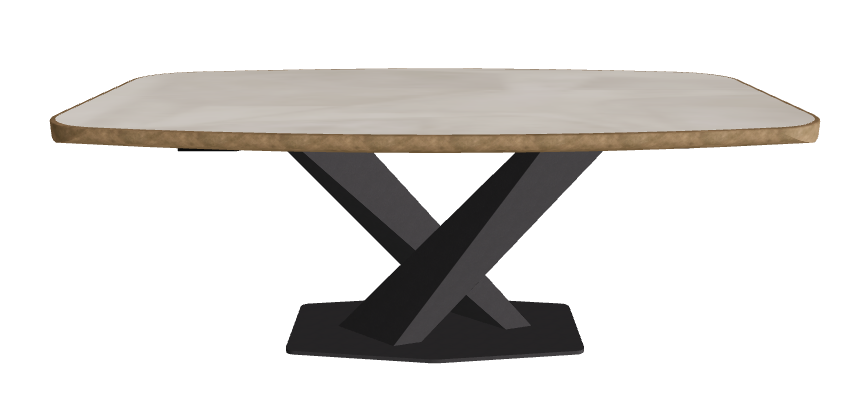 Luxor_Black Embossed_Brushed Bronze