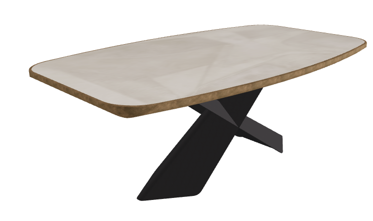 Luxor_Black Embossed_Brushed Bronze