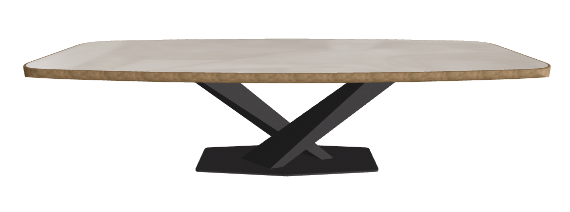 Luxor_Black Embossed_Brushed Bronze