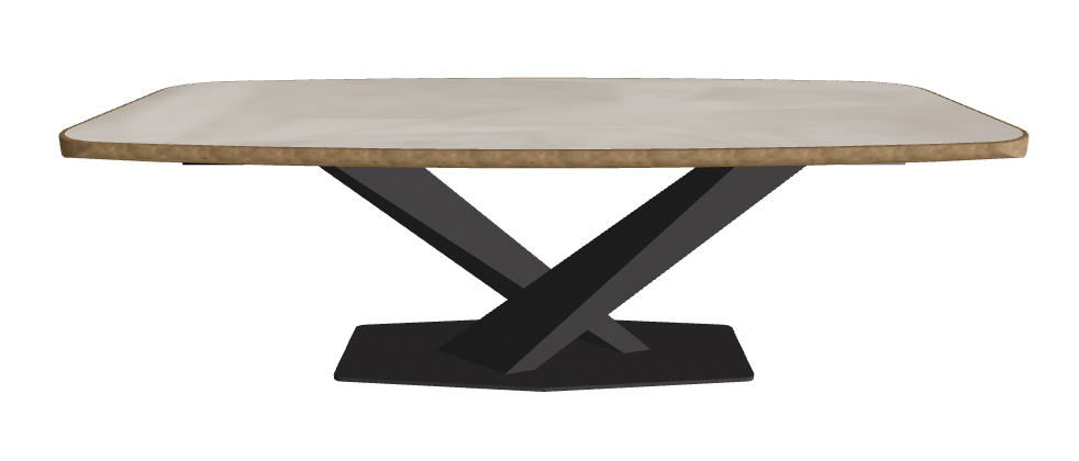 Luxor_Black Embossed_Brushed Bronze