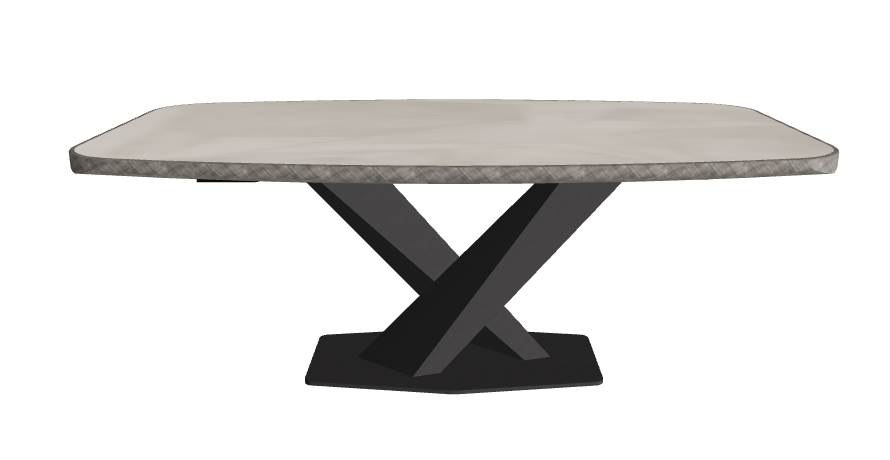 Luxor_Black Embossed_Brushed Grey