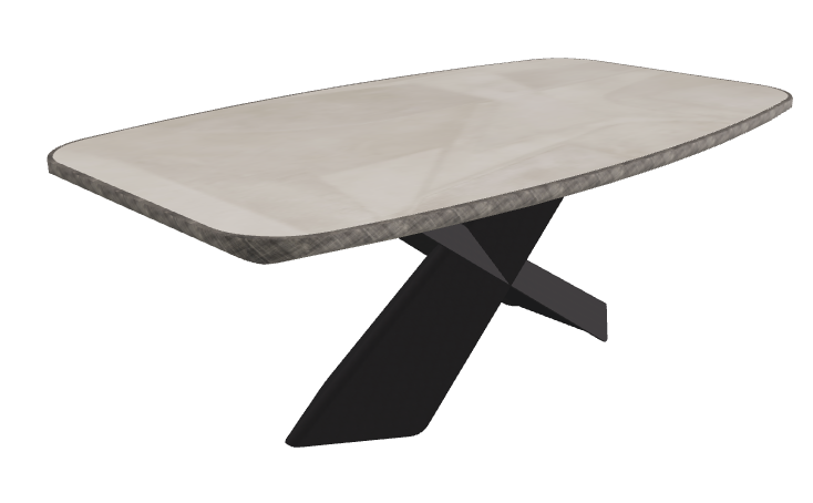 Luxor_Black Embossed_Brushed Grey