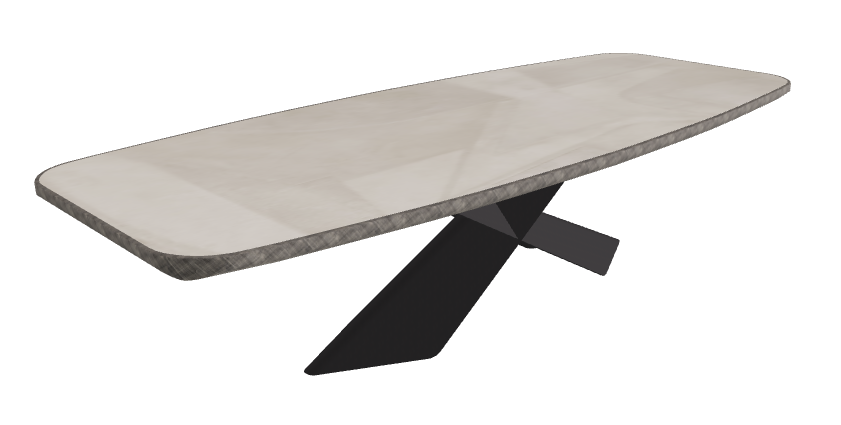 Luxor_Black Embossed_Brushed Grey