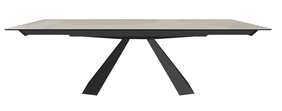 160/236x90x75h Rectangle Shaped_Luxor_Black Embossed