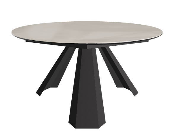 Diameter 140 x Height 73 cm_Luxor_Black Embossed