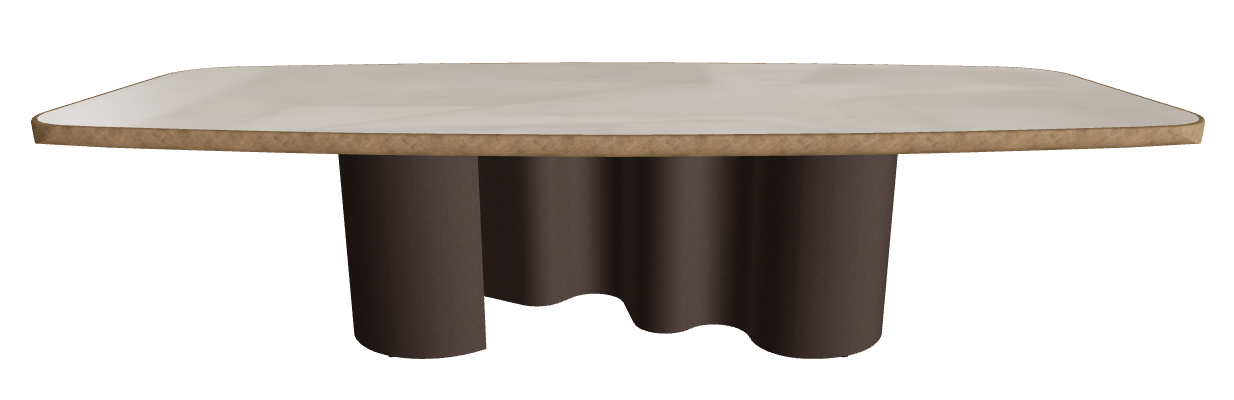 300x128x75h Barrel Shaped_Luxor_Bronze Embossed_Brushed Bronze