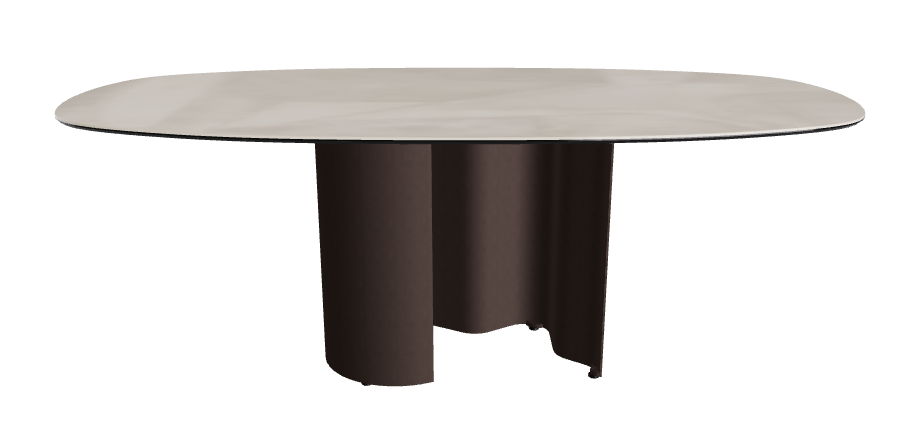 200x100x74h Bisuit Shaped_Luxor_Bronze Embossed