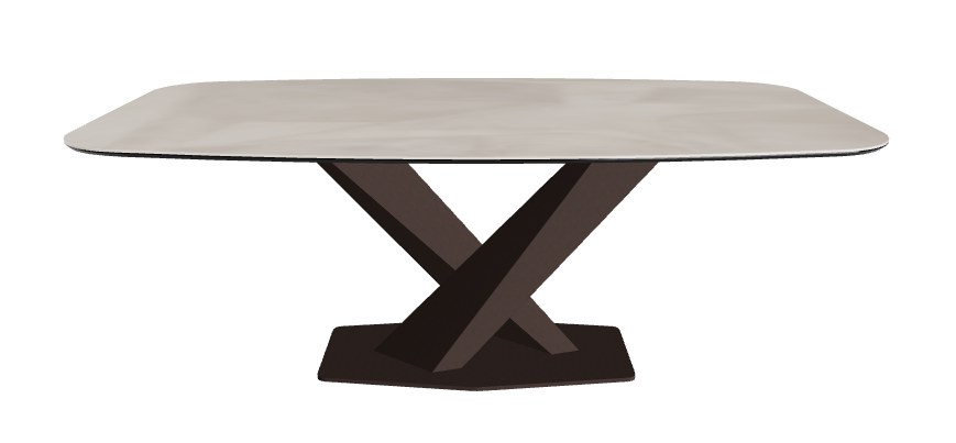 Cattelan Italia Stratos Keramik Barrel Shaped Dining Table – 200x120x75h