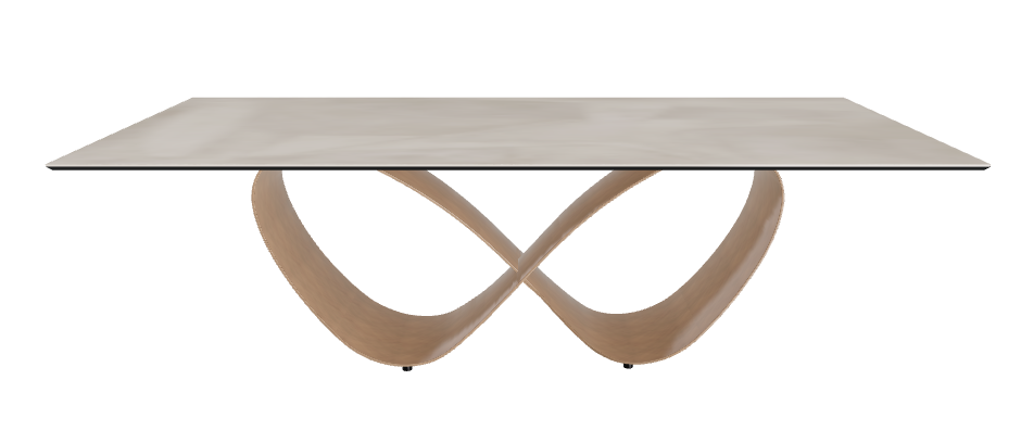 240x120x74h Rectangle Shaped_Luxor_Brushed Bronze