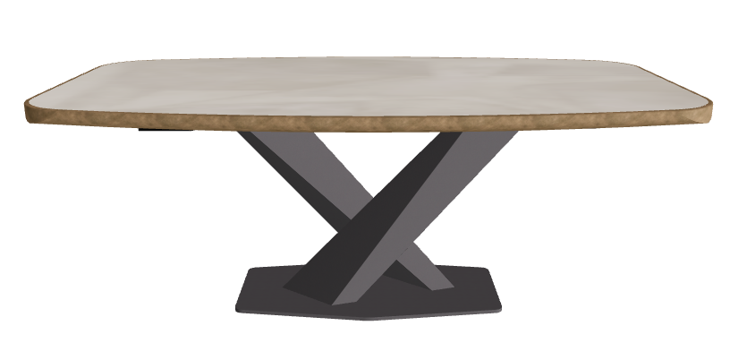 Luxor_Graphite Embossed_Brushed Bronze