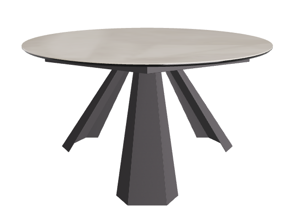 Diameter 140 x Height 73 cm_Luxor_Graphite Embossed