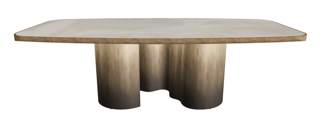 240x120x75h Barrel Shaped_Luxor_Oxy Brass_Brushed Bronze