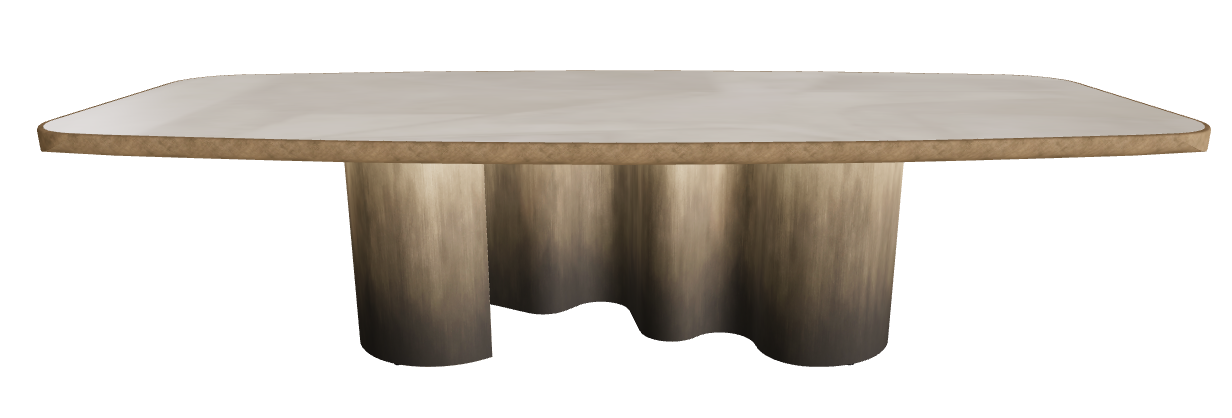 300x128x75h Barrel Shaped_Luxor_Oxy Brass_Brushed Bronze