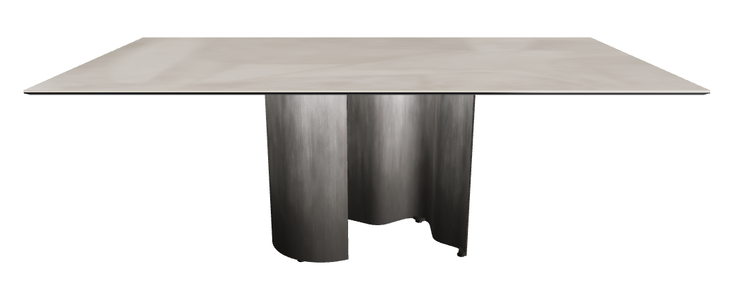 200x106x74h Rectangle Shaped_Luxor_Oxy Grey