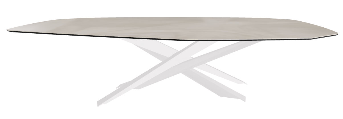 300x130x74.5h Polygon Shaped_Luxor_Pearl Embossed